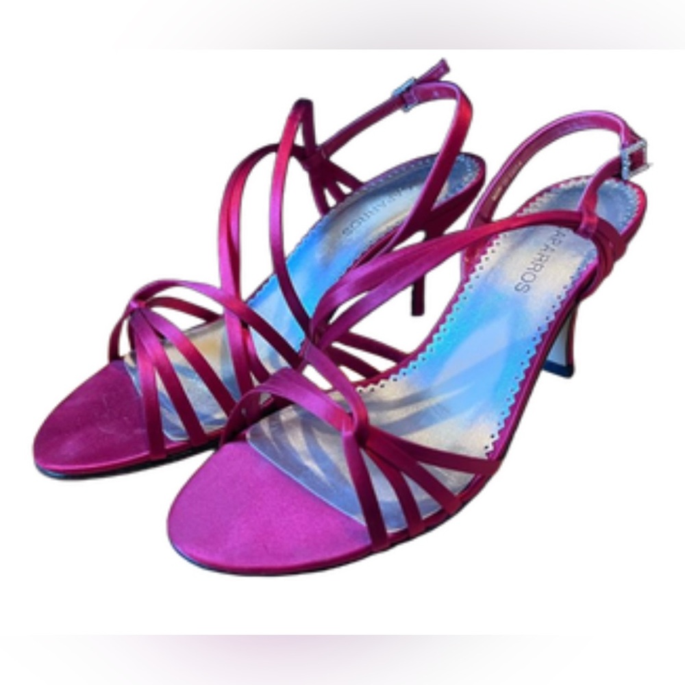 Caparros Magenta Strappy Heels